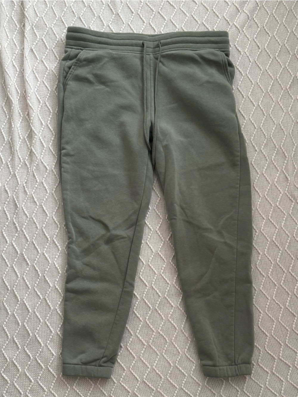 just be Olive Green Track Joggers